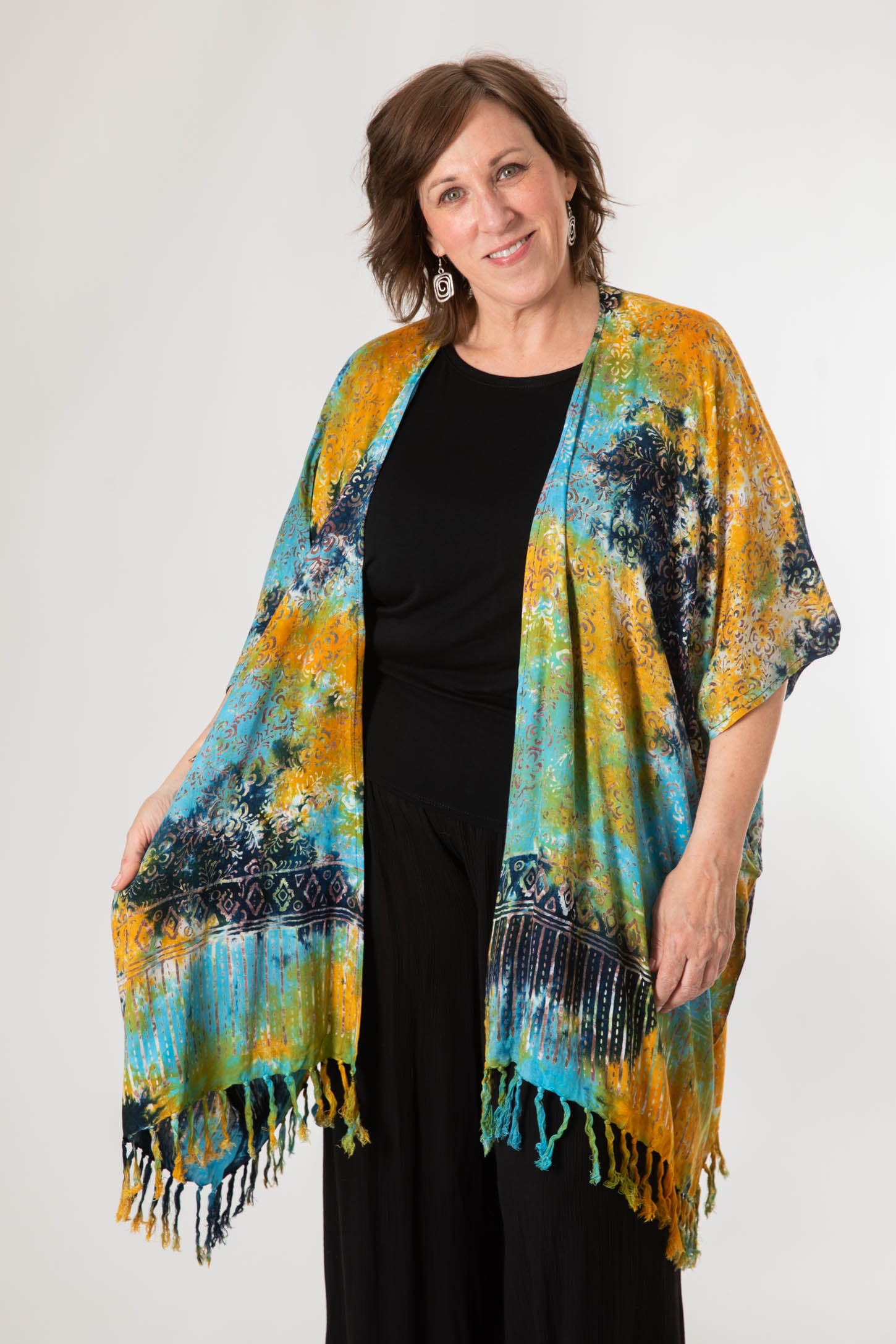 Breezy Batik Sarong Jacket · Mexicali Blues