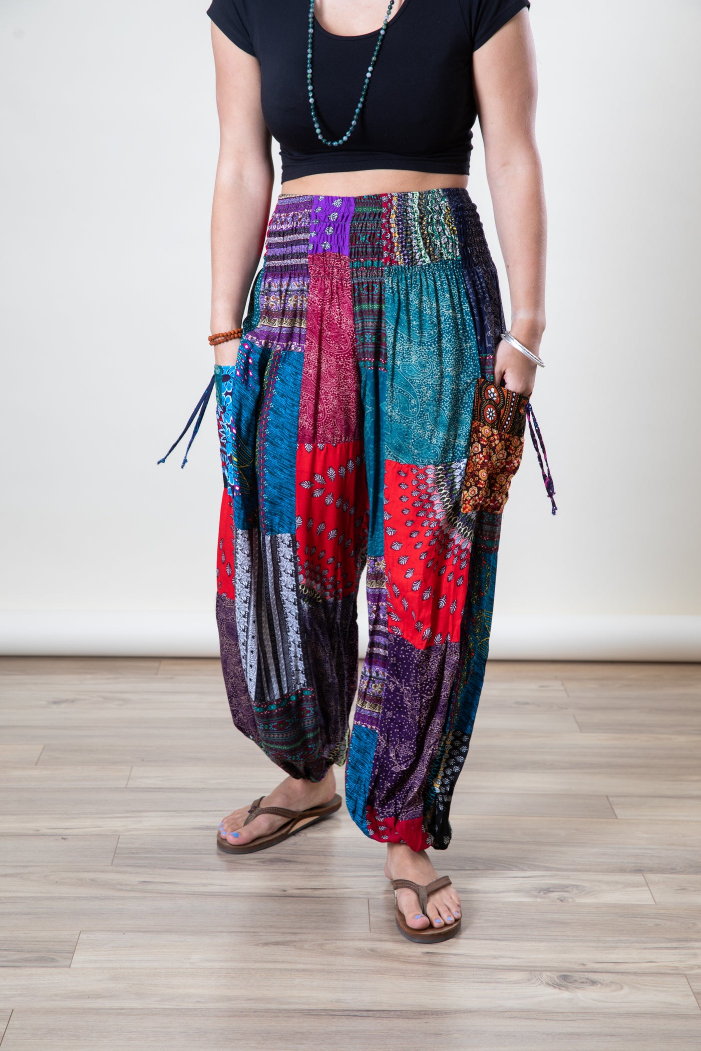 Calypso Patch Harem Pants