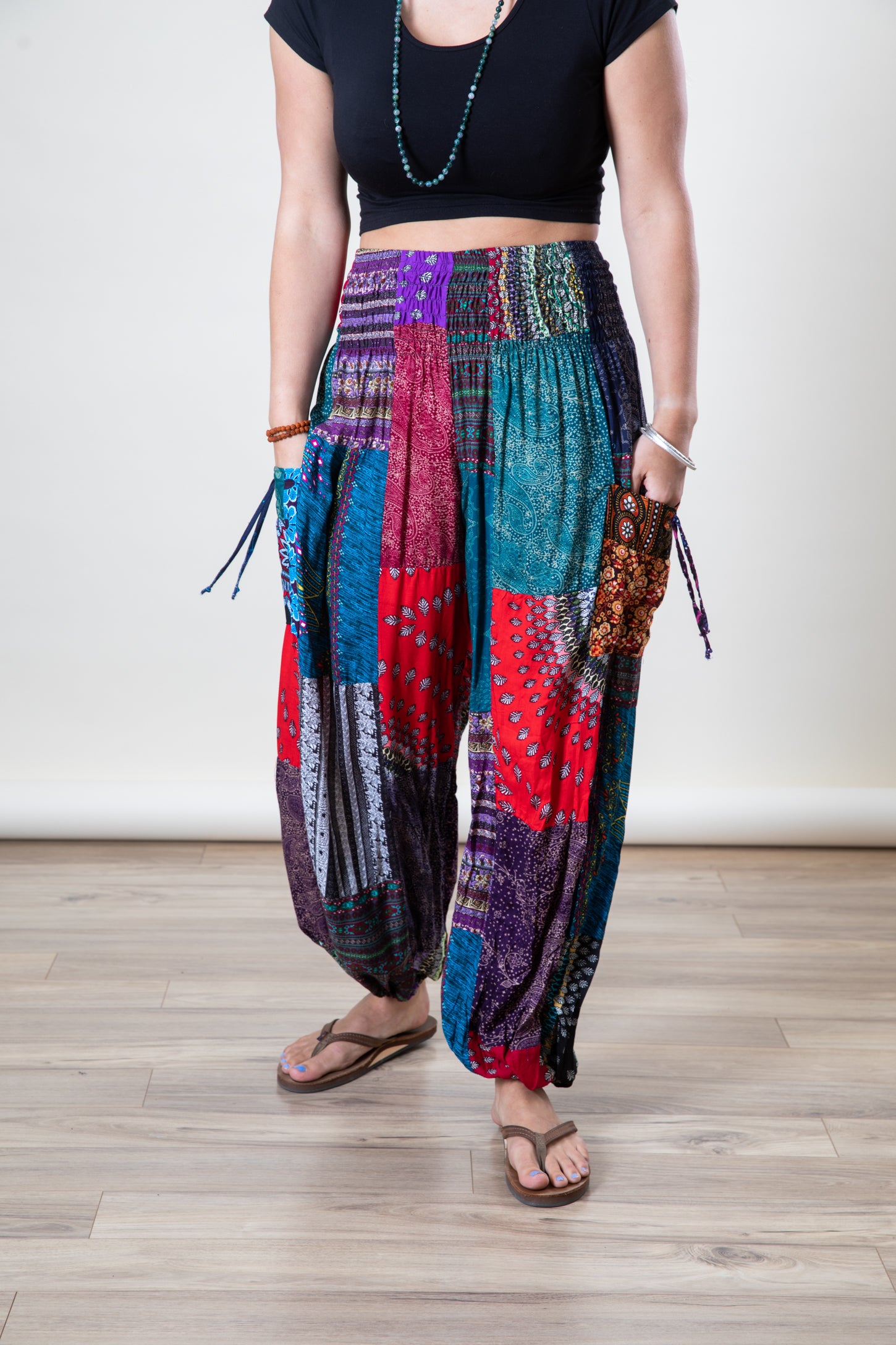 Calypso Patch Harem Pants