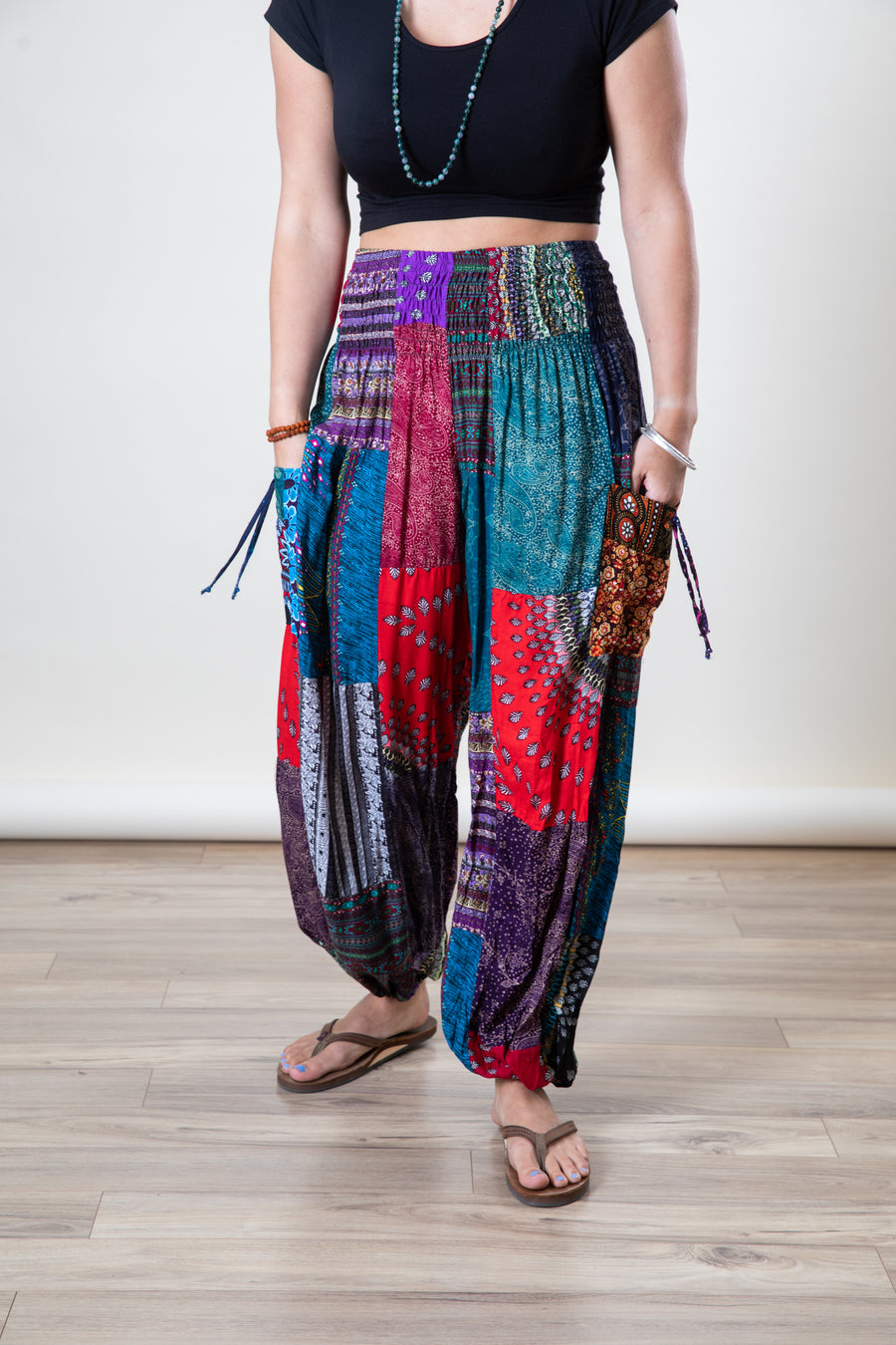 Calypso Patch Harem Pants