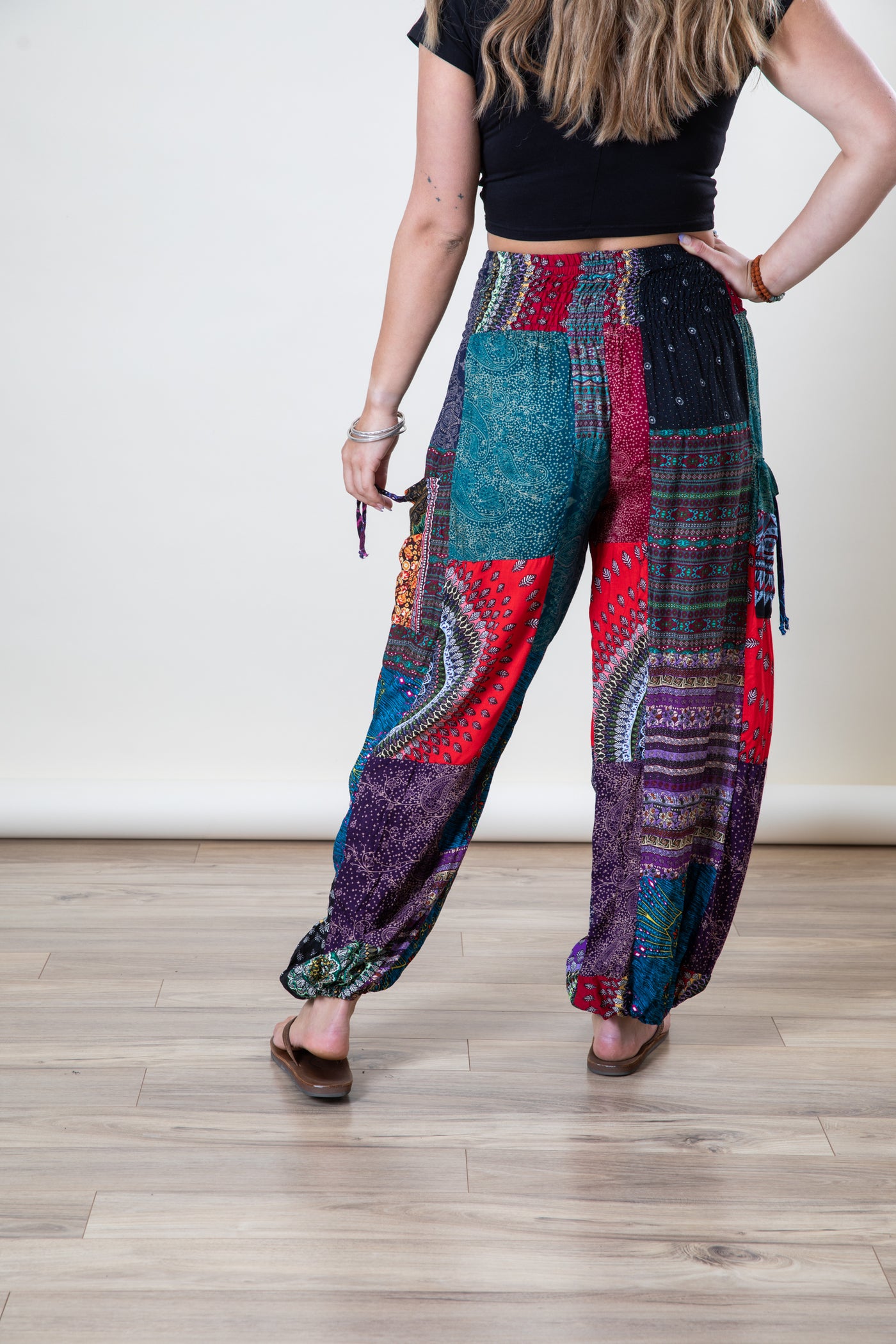 Calypso Patch Harem Pants