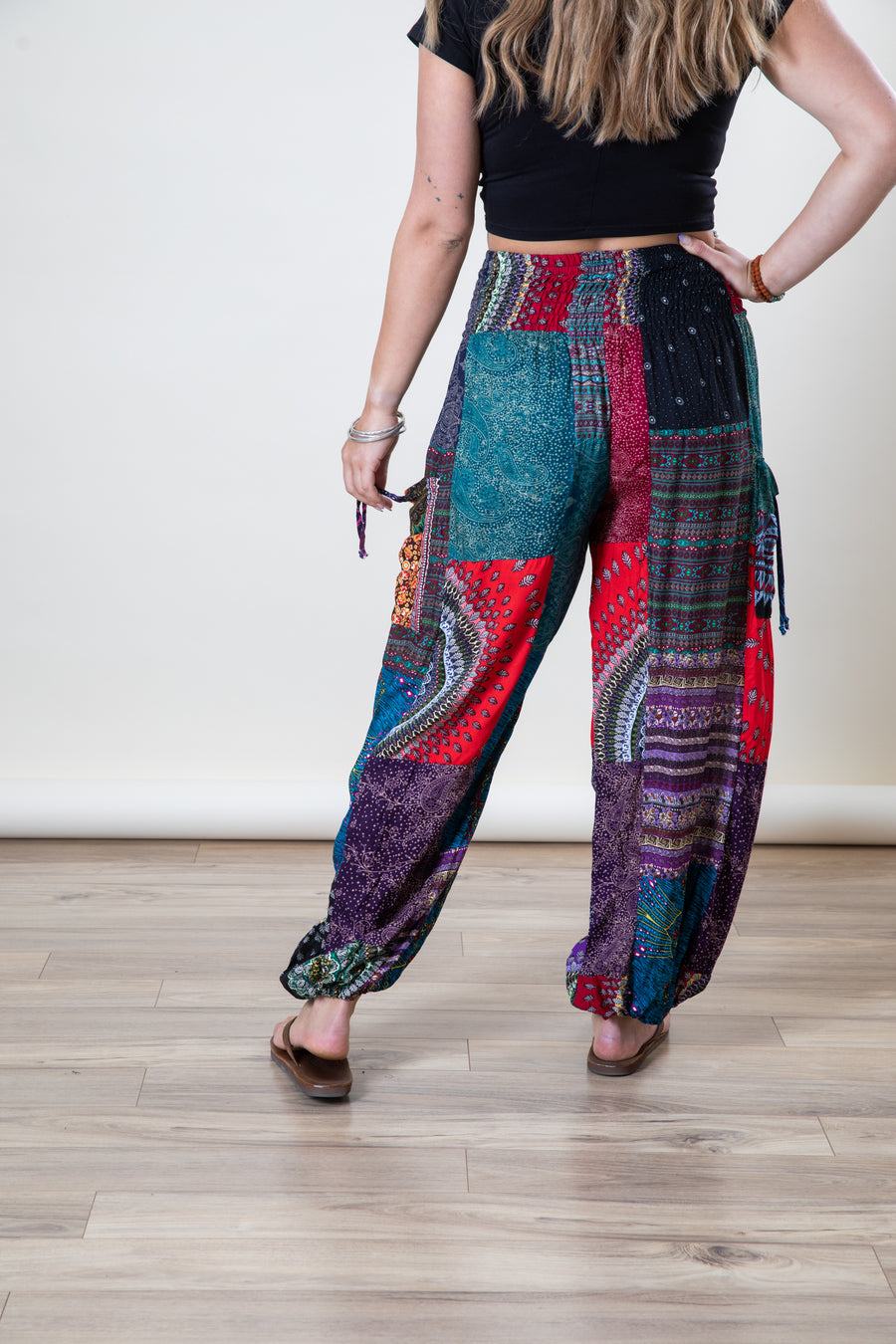 Calypso Patch Harem Pants