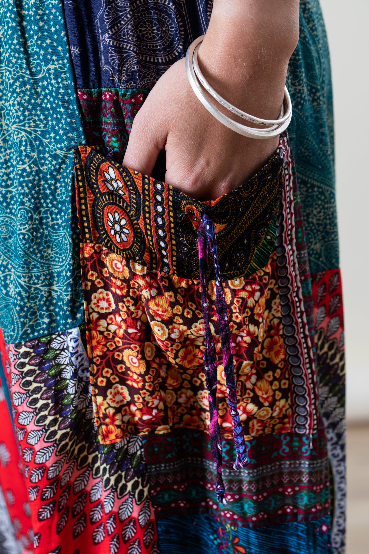 Calypso Patch Harem Pants