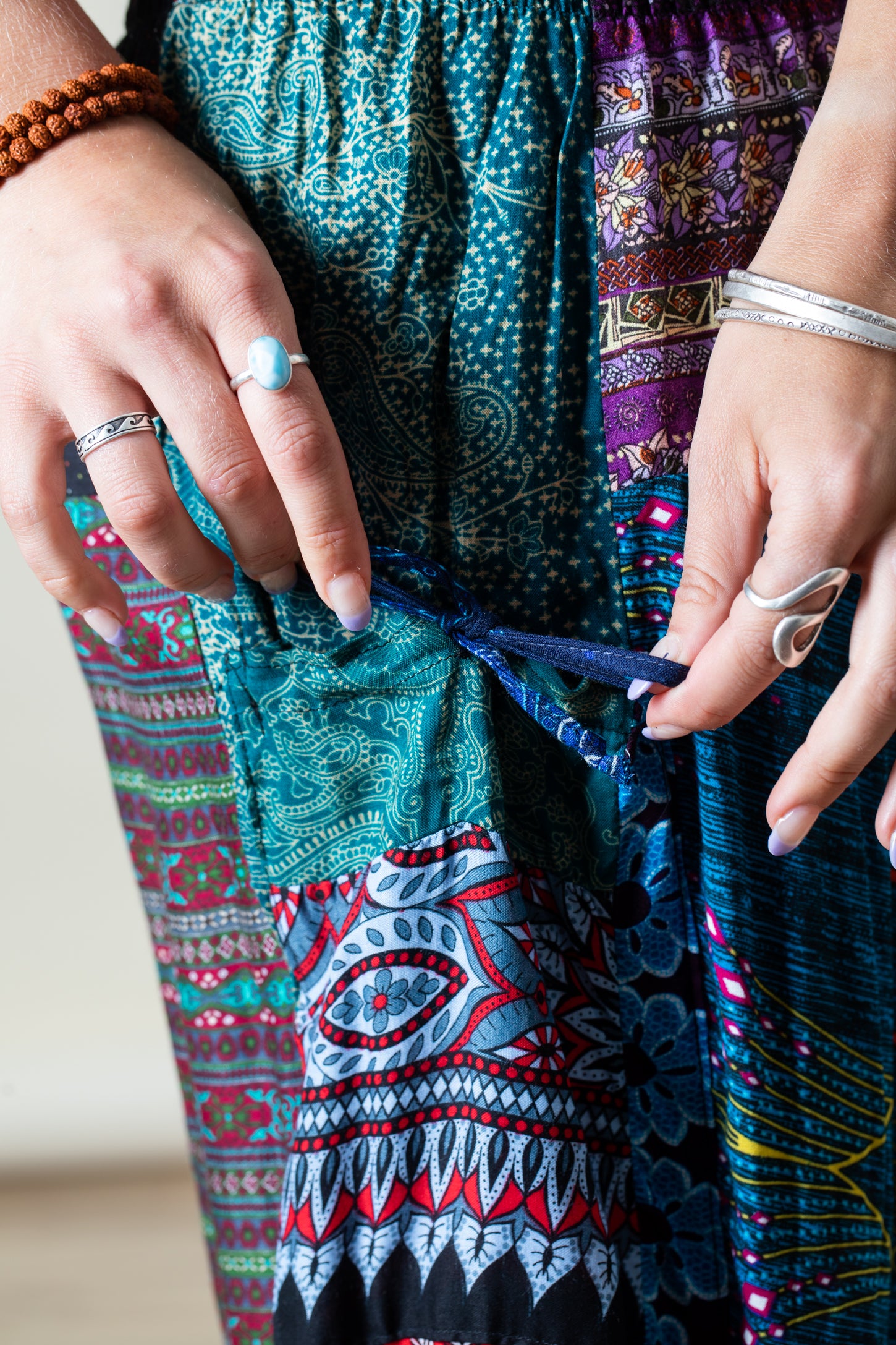 Calypso Patch Harem Pants