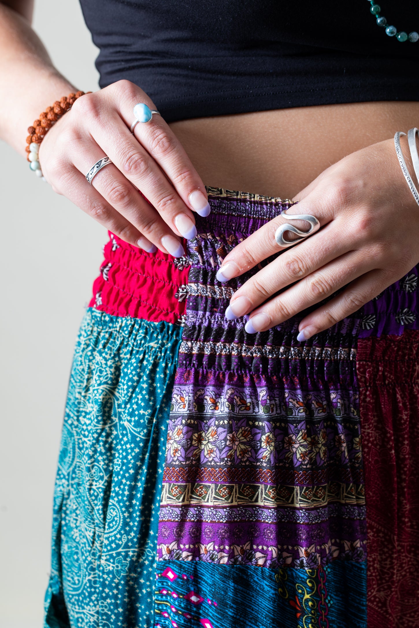 Calypso Patch Harem Pants