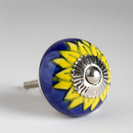 Ceramic Knob Silver Hardware