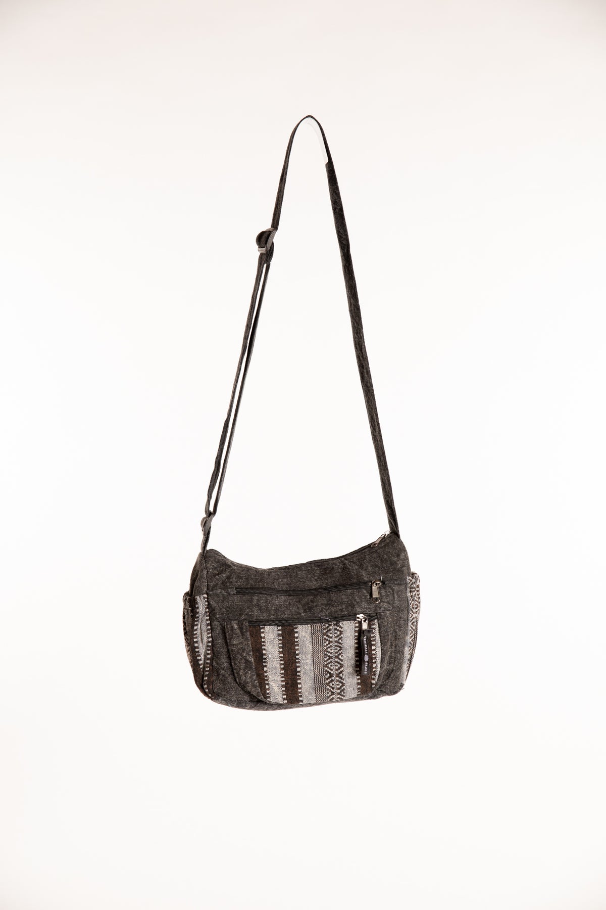 The Chroma Cargo Crossbody Bag in Black