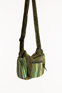 The Chroma Cargo Crossbody Bag in Green 