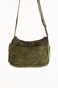 The Chroma Cargo Crossbody Bag in Green 
