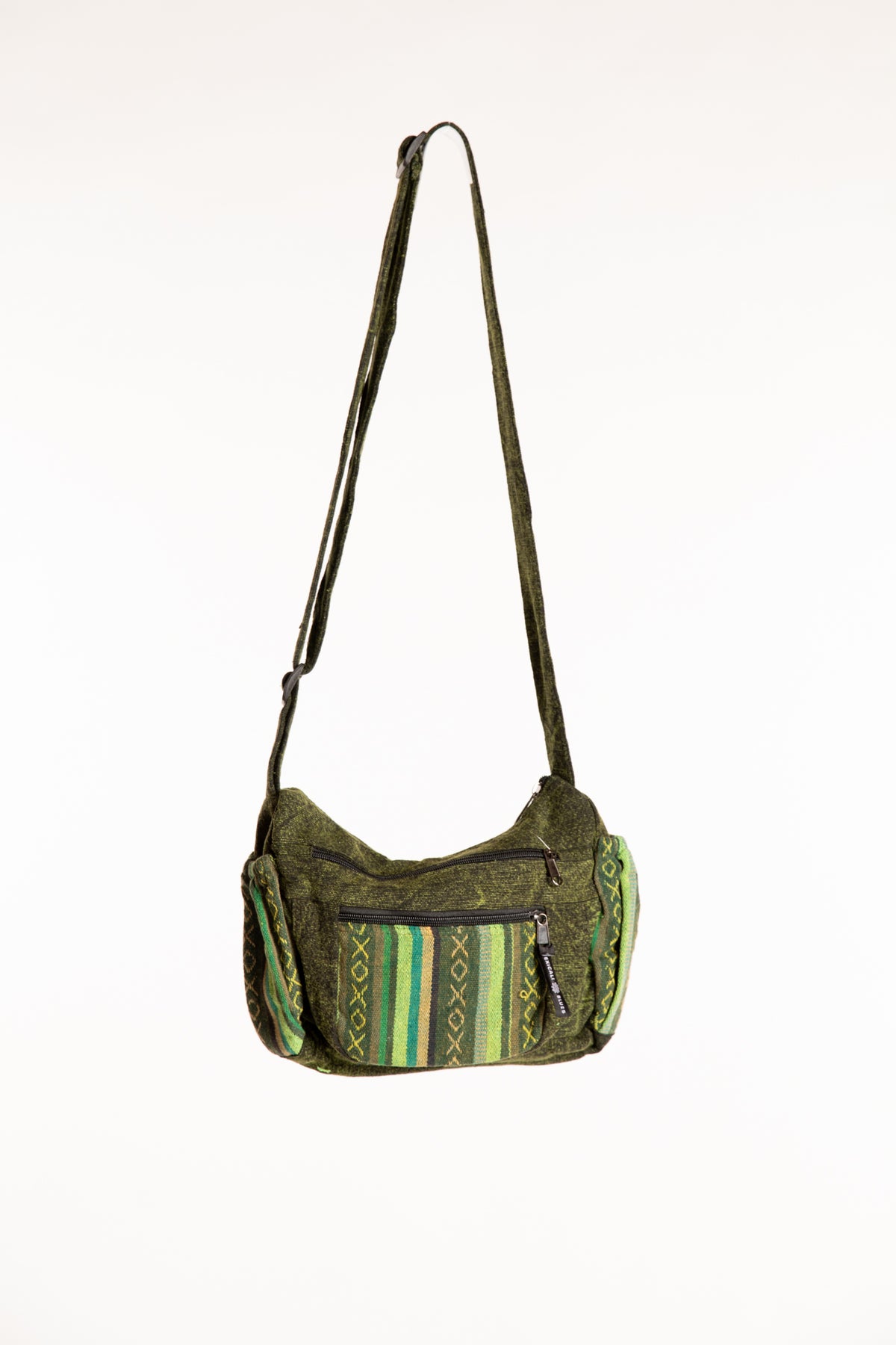 The Chroma Cargo Crossbody Bag in Green 