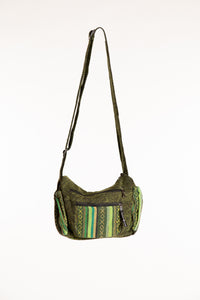 The Chroma Cargo Crossbody Bag in Green 