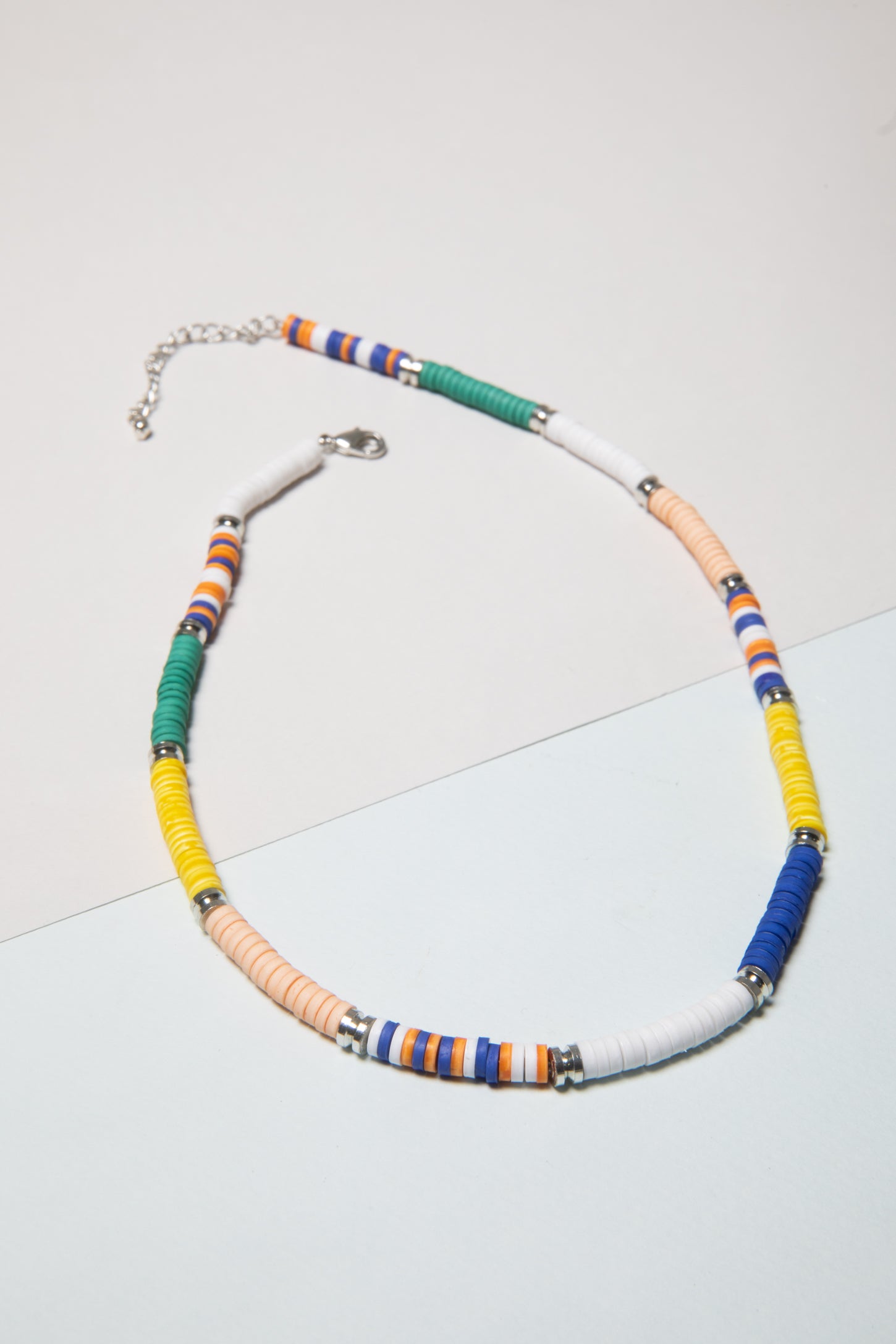Colorblock Beaded Necklace