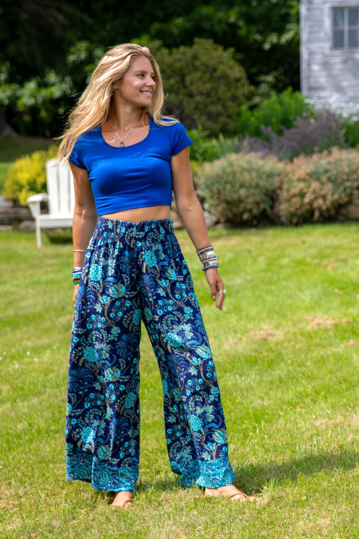 Penny Lane Contrast Hem Pants