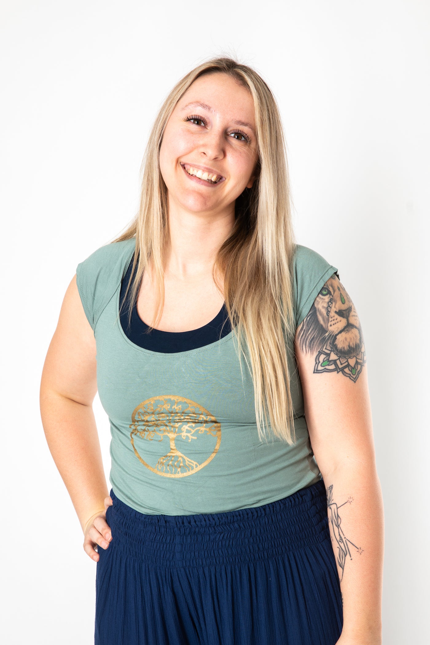 Criss Cross Sacred Symbols Top