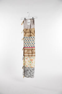 One of a Kind Recycled Silk Curtain Panel