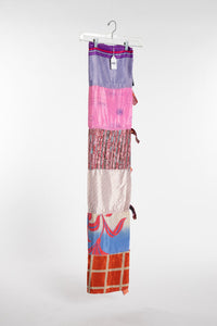 One of a Kind Recycled Silk Curtain Panel