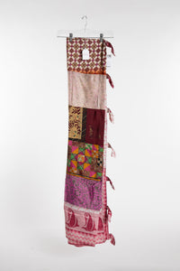 One of a Kind Recycled Silk Curtain Panel