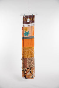 One of a Kind Recycled Silk Curtain Panel