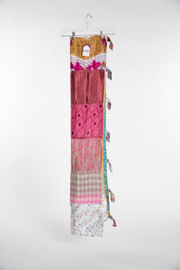 One of a Kind Recycled Silk Curtain Panel