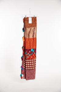One of a Kind Recycled Silk Curtain Panel