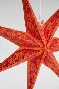 Paper Star Decoration 6 Pack