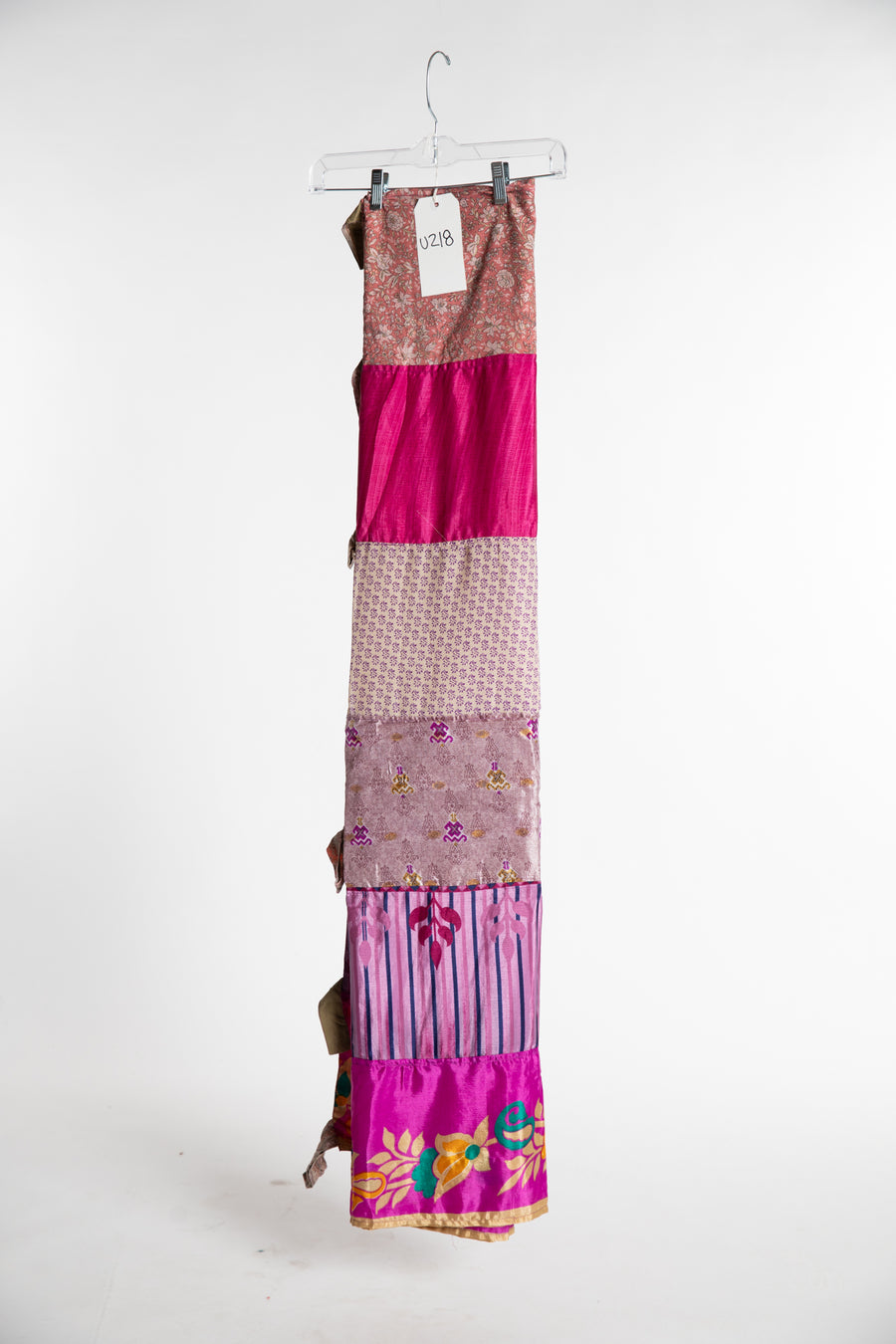 One of a Kind Recycled Silk Curtain Panel