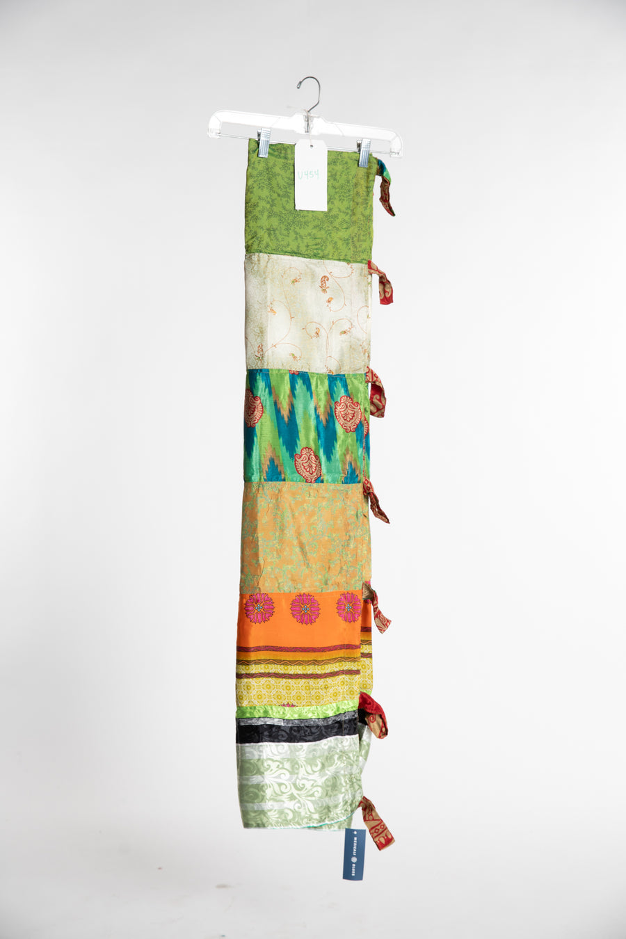 One of a Kind Recycled Silk Curtain Panel