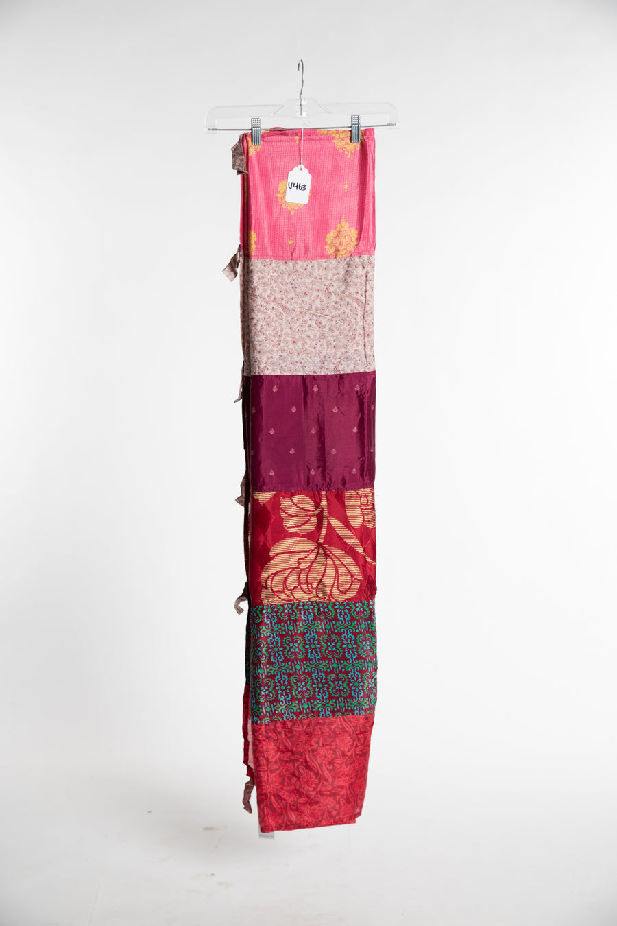 One of a Kind Recycled Silk Curtain Panel