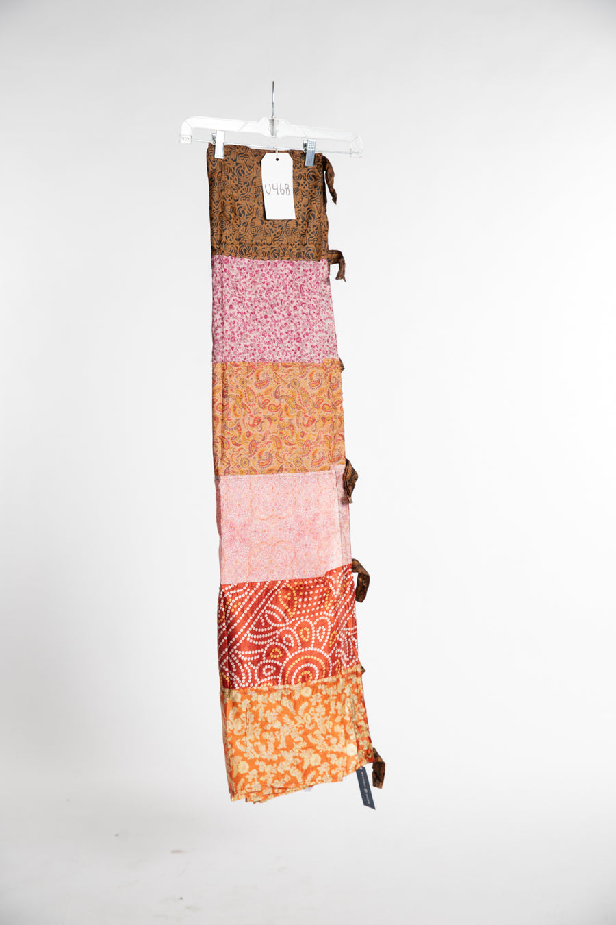 One of a Kind Recycled Silk Curtain Panel