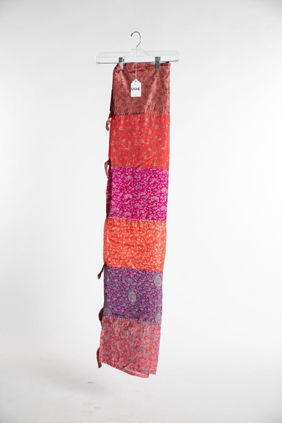 One of a Kind Recycled Silk Curtain Panel