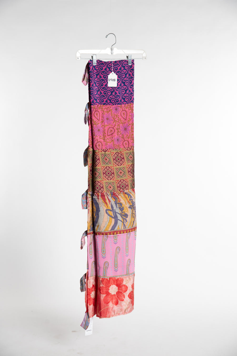 One of a Kind Recycled Silk Curtain Panel