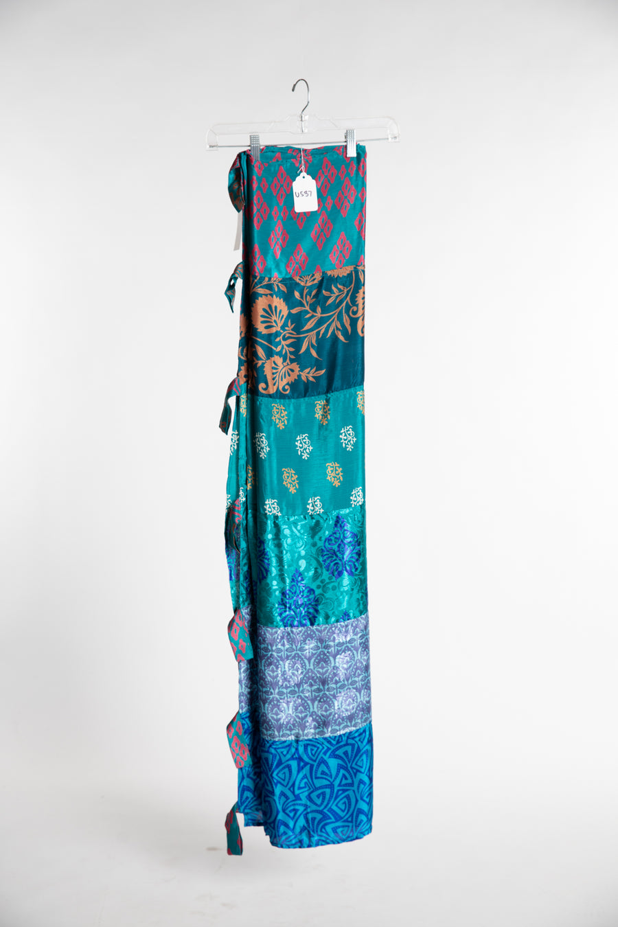 One of a Kind Recycled Silk Curtain Panel