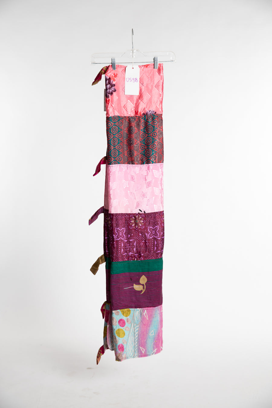 One of a Kind Recycled Silk Curtain Panel