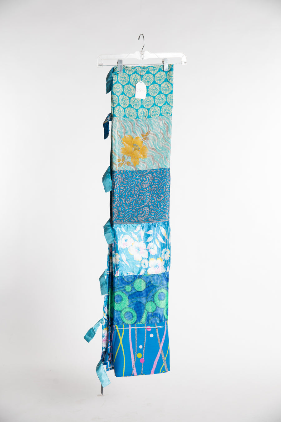 One of a Kind Recycled Silk Curtain Panel