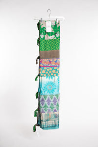 One of a Kind Recycled Silk Curtain Panel