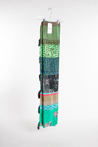One of a Kind Recycled Silk Curtain Panel