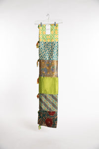 One of a Kind Recycled Silk Curtain Panel