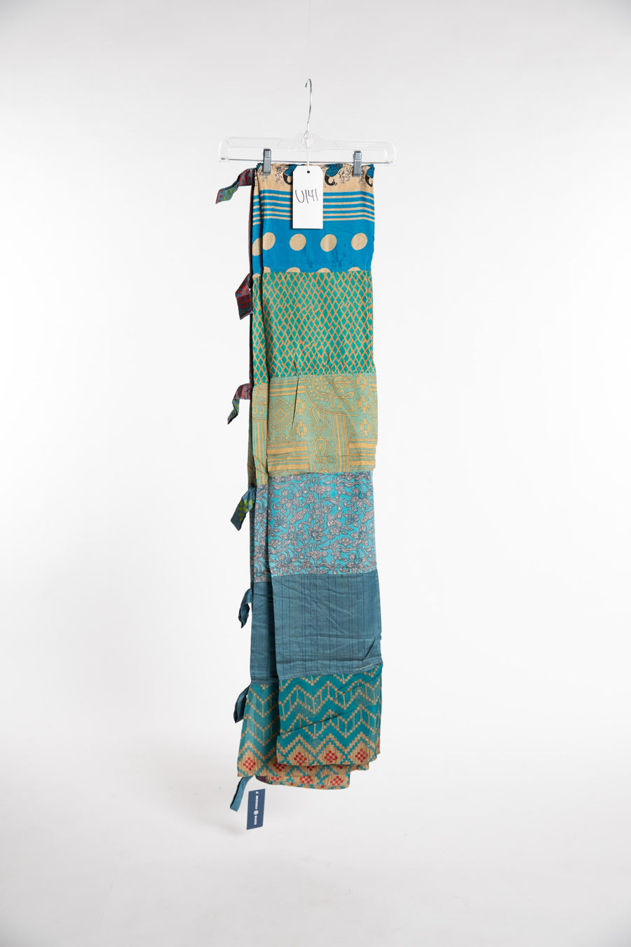 One of a Kind Recycled Silk Curtain Panel