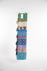 One of a Kind Recycled Silk Curtain Panel