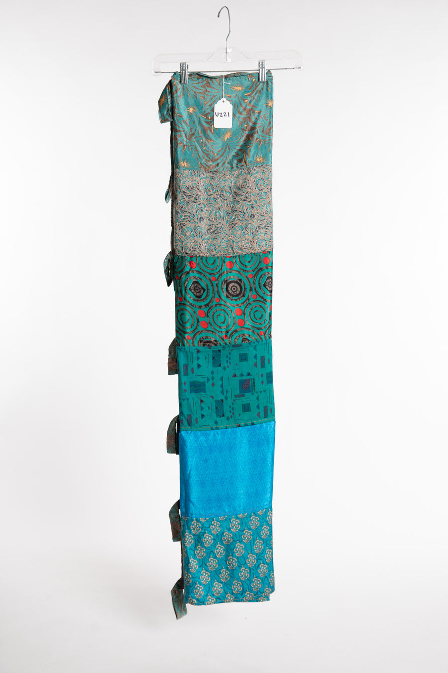 One of a Kind Recycled Silk Curtain Panel