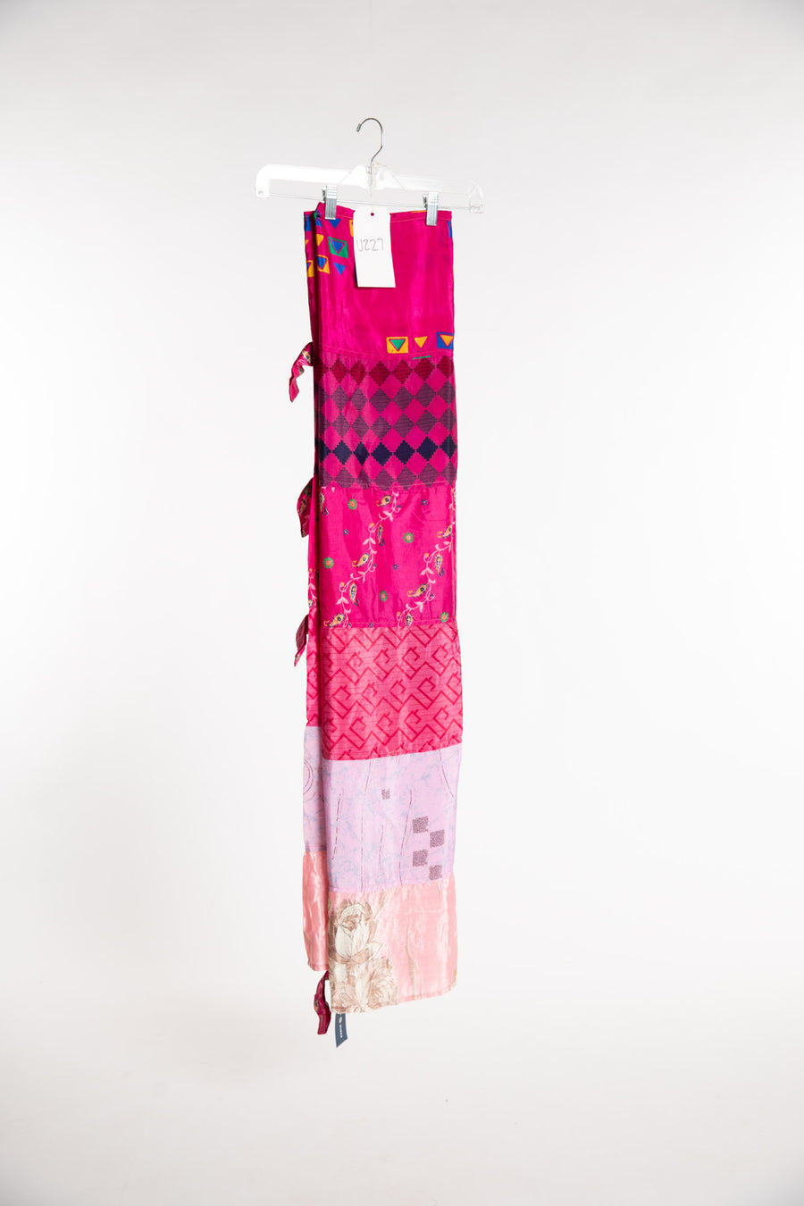 One of a Kind Recycled Silk Curtain Panel