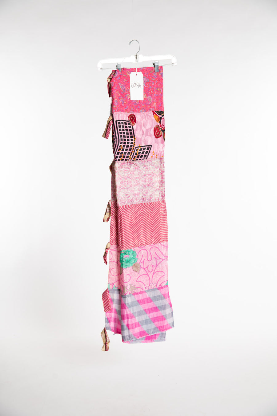 One of a Kind Recycled Silk Curtain Panel