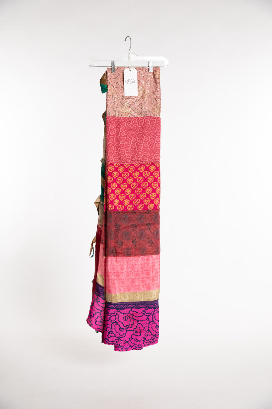 One of a Kind Recycled Silk Curtain Panel