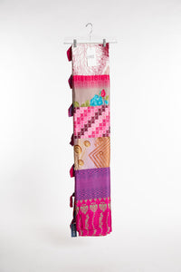 One of a Kind Recycled Silk Curtain Panel