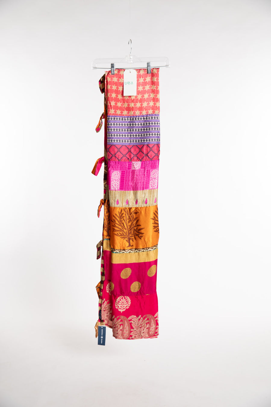 One of a Kind Recycled Silk Curtain Panel