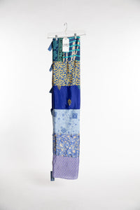 One of a Kind Recycled Silk Curtain Panel