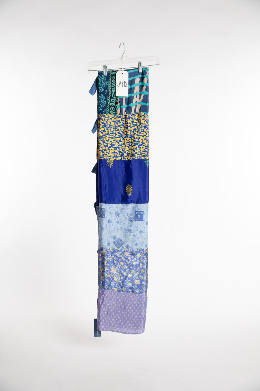 One of a Kind Recycled Silk Curtain Panel