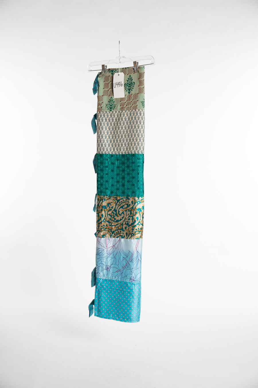 One of a Kind Recycled Silk Curtain Panel
