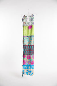 One of a Kind Recycled Silk Curtain Panel