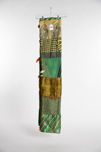 One of a Kind Recycled Silk Curtain Panel